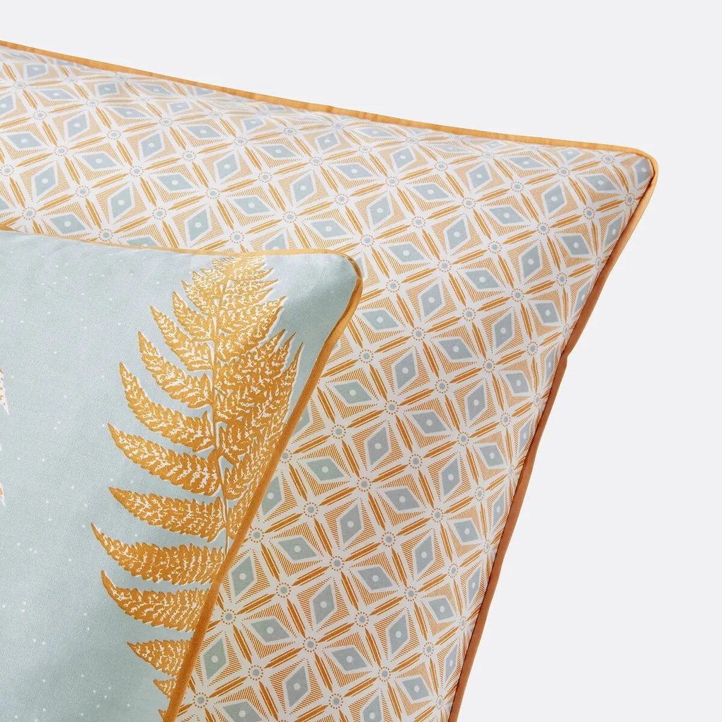 Kussensloop in perkalkatoen, Fougère