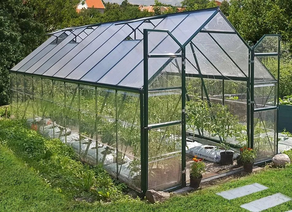 Kas van polycarbonaat Balance Groen 2,44 x 6,07 m Palram - Canopia