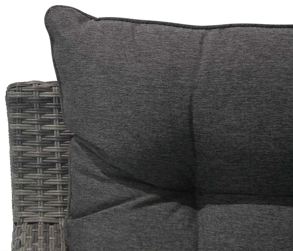 Dining Loungeset 6 personen Wicker Grijs Domani Furniture Beluga