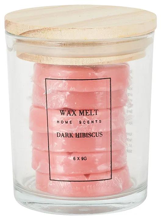 Waxmelts in pot - dark hibiscus - 6 stuks