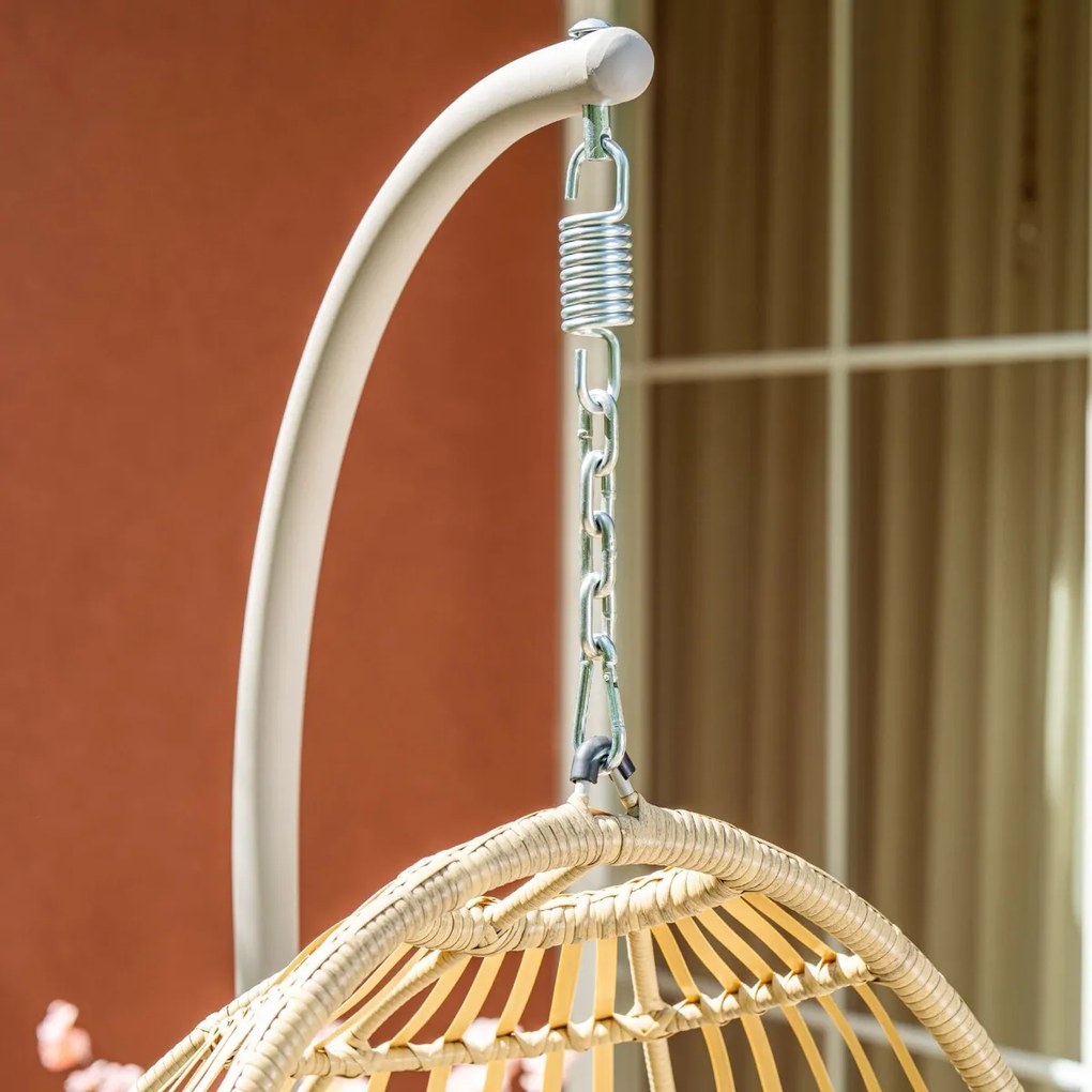 Garden Impressions Esmee hangstoel swing egg - natural