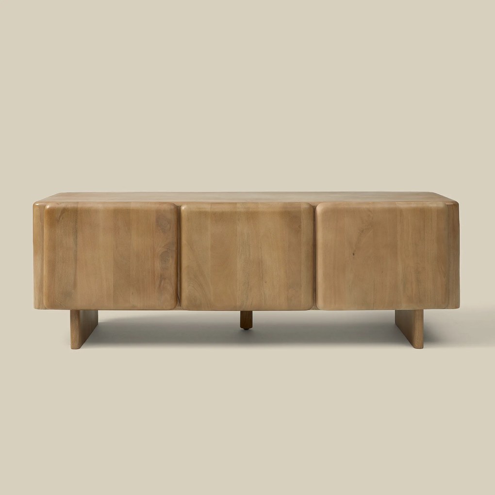 Tv-meubel Gebleekt Eiken 160 Cm - 160x45x55cm.