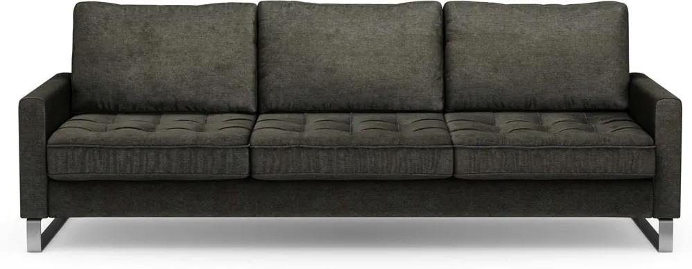 Rivièra Maison - West Houston Sofa 3,5 seater, velvet, shadow - Kleur: grijs