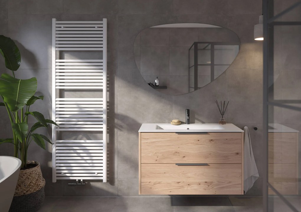 Saqu Cole handdoekradiator 1072W 60x180cm wit