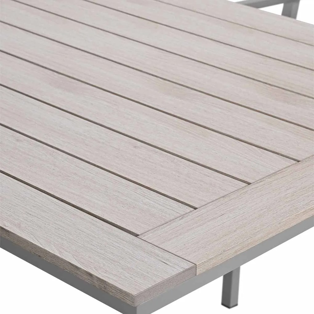 Garden Impressions Amarillo tuinset 5-delig - Penedo tuintafel 160x90 taupe