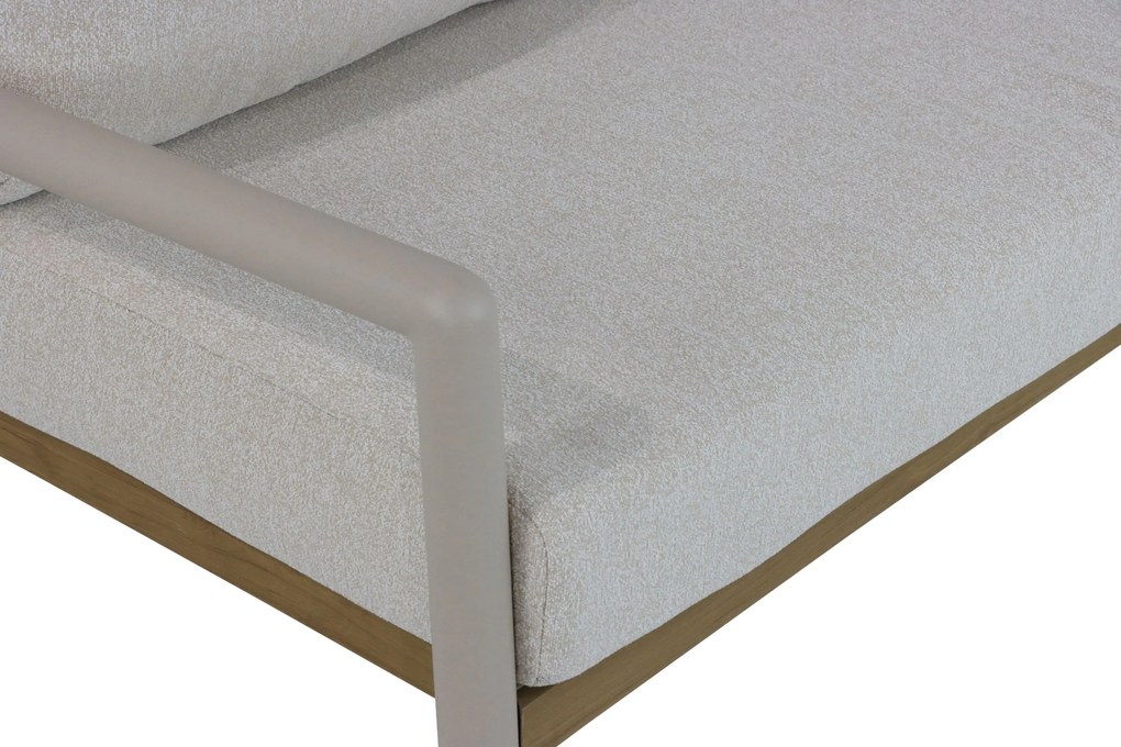 Hoek loungeset 5 personen Aluminium Taupe Santika Furniture Santika
