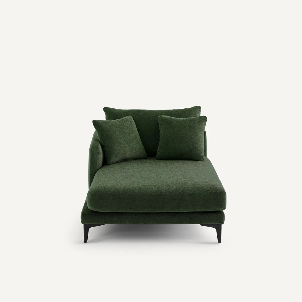 Longchair van polyestermix, MODERNISTE, ontwerp Emmanuel Gallina