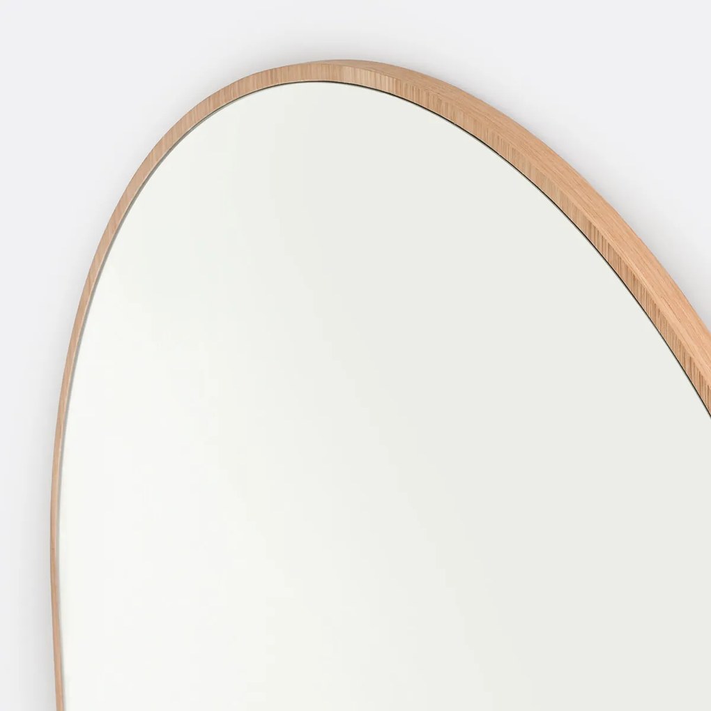 Spiegel, eikenfineer, hoogte 170 cm, IODUS