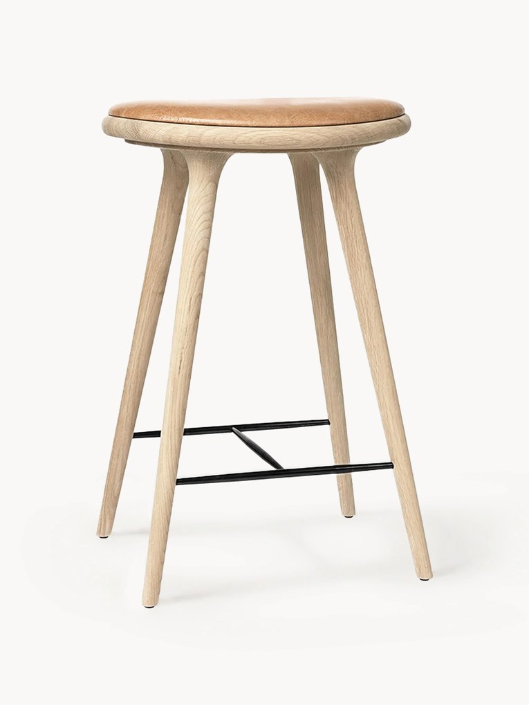 Eikenhouten barkruk High Stool