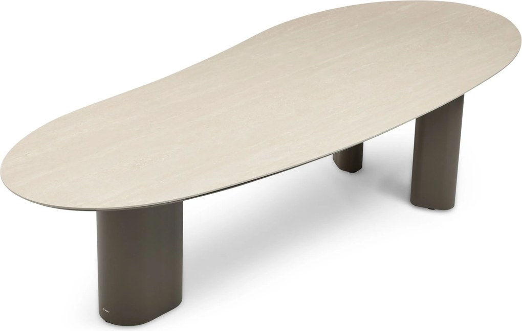 Dining Tuintafel Organische tuintafels 300 x 120 cm Zand/Beige Weave