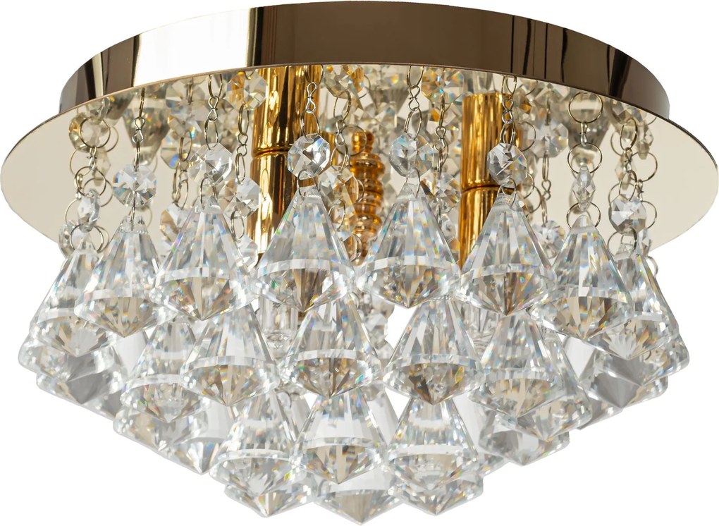 CRYSTAL VLIEGTUIG LAMP APP1038-3CP GOUD