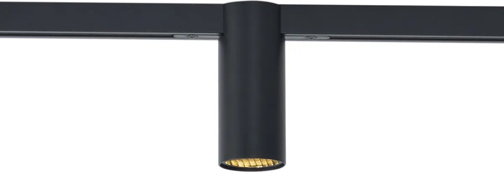 Moderne spot zwart voor railsysteem 1-fase GU10 35mm - Slimline Nubee Honey