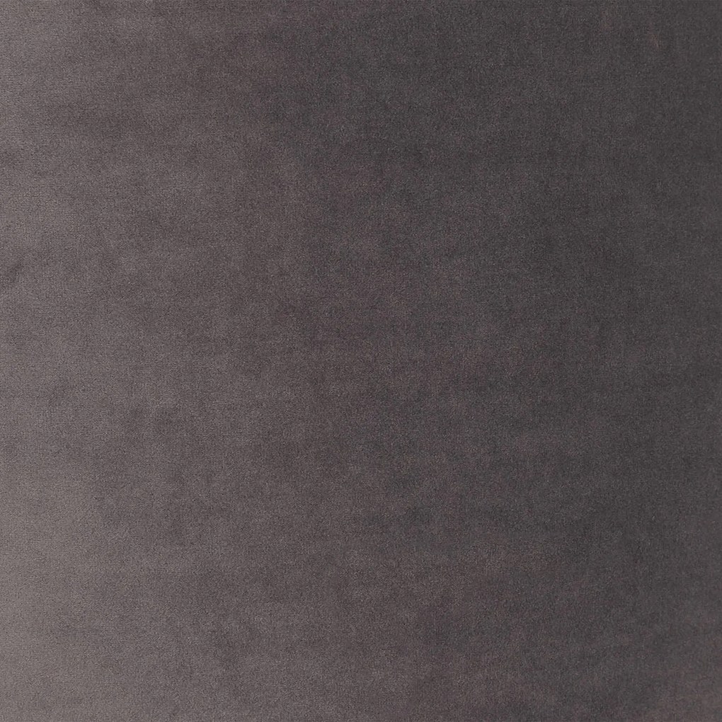 Amara Poef Velvet - Grijs