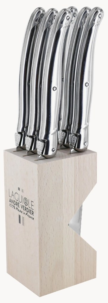 Messenblok Debutant Inox met 6 messen