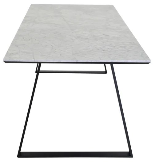 Jörn Eettafel - Sören - 140x90 cm - Zwart - Marmer - Jörn
