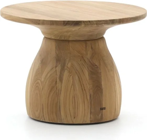 Loungetafel SUNS | Rond  | Tuintafel Teakhout | Ø55cm | Kees Smit Tuinmeubelen