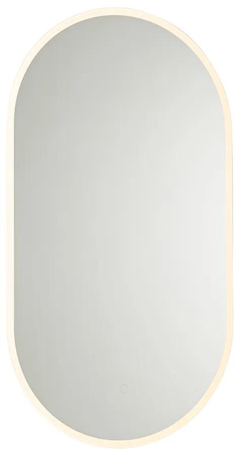 Moderne badkamerspiegel incl. LED en touch dimmer - Bouwina Modern IP44 ovaal Lamp