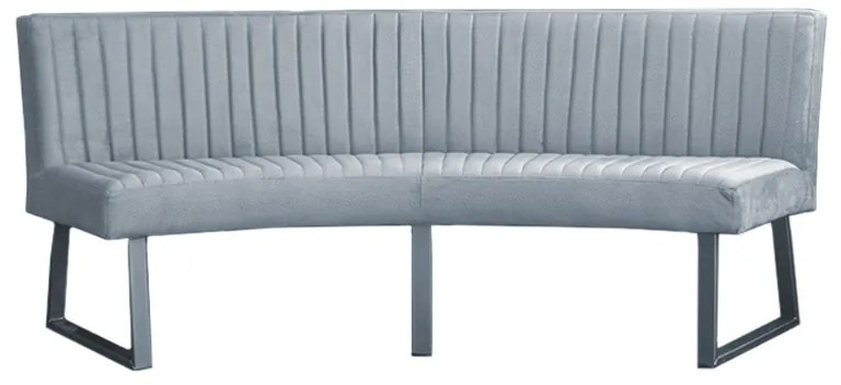 Eetkamerbank - Hengelo - stof Element lichtblauw 16 - geschikt voor ovale tafel 200 cm