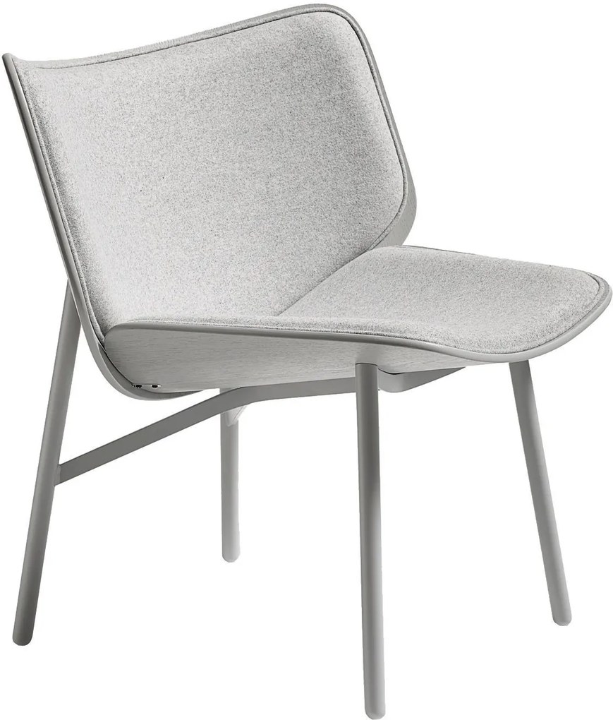 Hay Dapper fauteuil met grijs onderstel Divina Melange 120