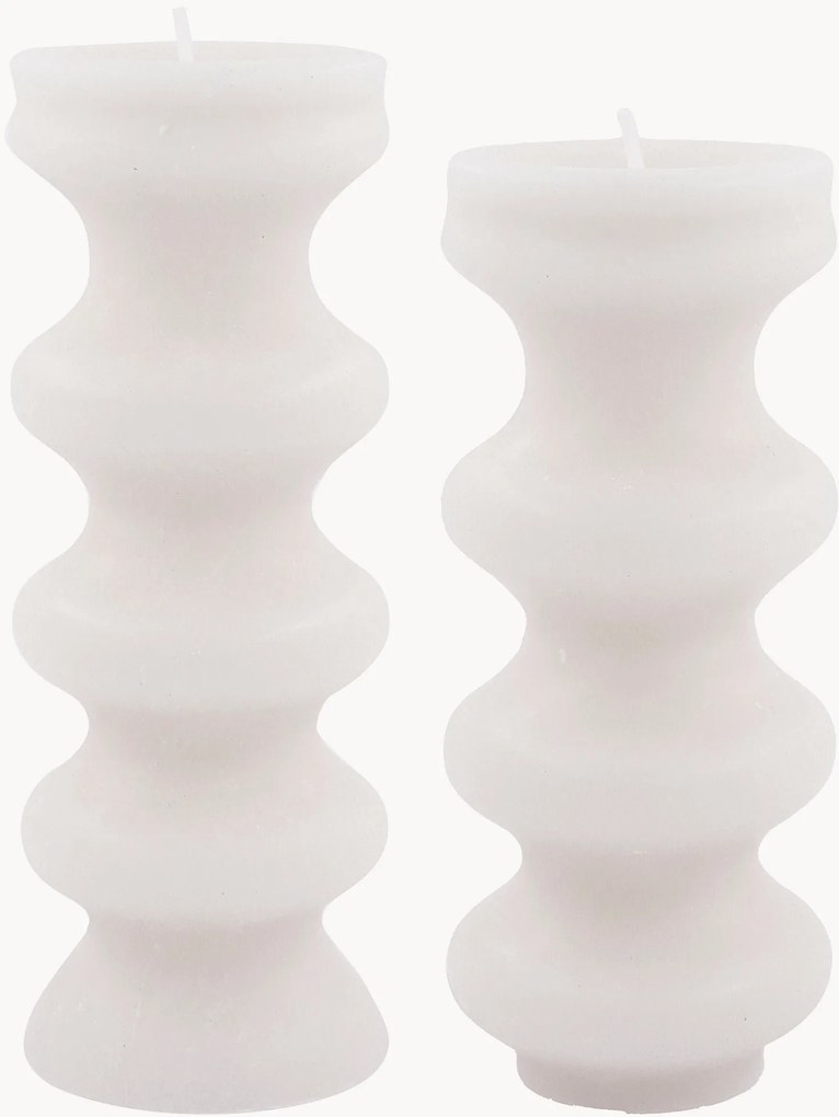 Handgemaakte kaarsen Mura, 2-delig