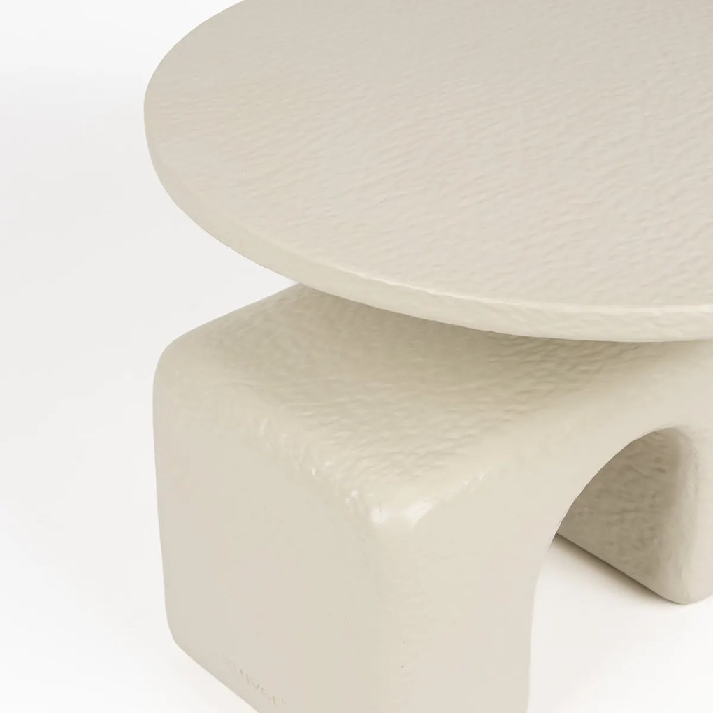 Zuiver Hermit Organische Salontafel Beige - 58 X 58cm.