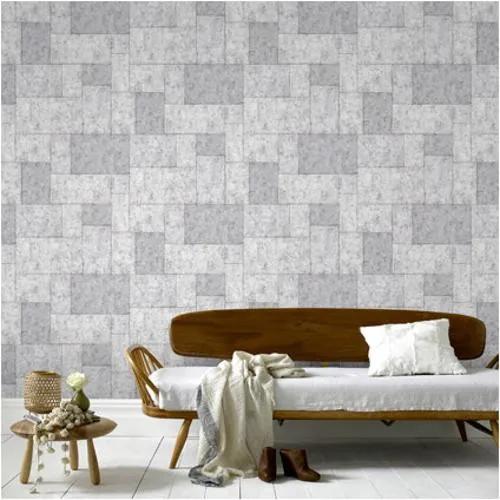 Sublime vliesbehang Tiles light grey