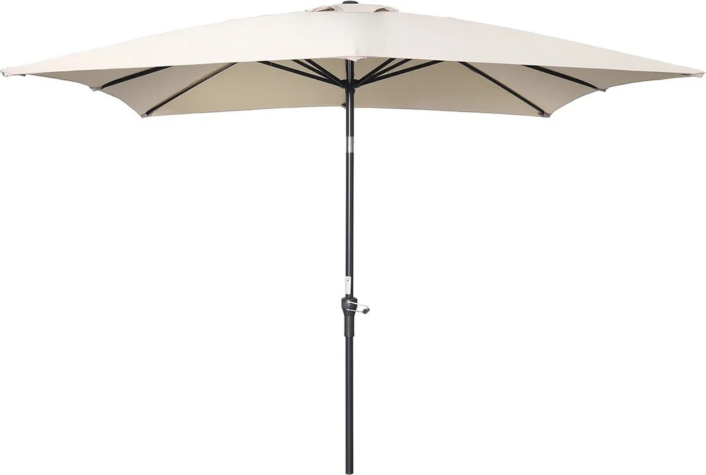 Garden Impressions Lotus stokparasol 250x250 - ecru