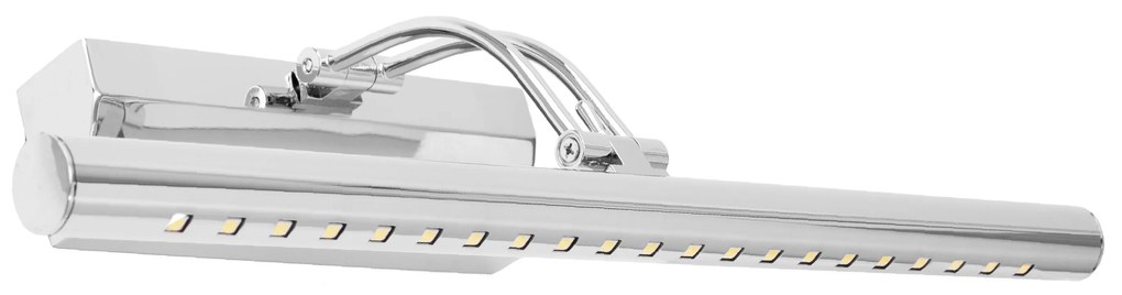 Wandlamp, azuurblauwe LED boven een spiegel 5W 40CM APP364-1W CHROME