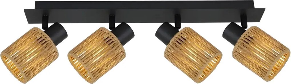 Hanglamp  APP1825-4W NATURE BLACK