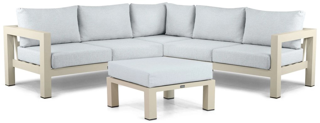 Hoek loungeset 5 personen Aluminium Taupe Lifestyle Garden Furniture Luca