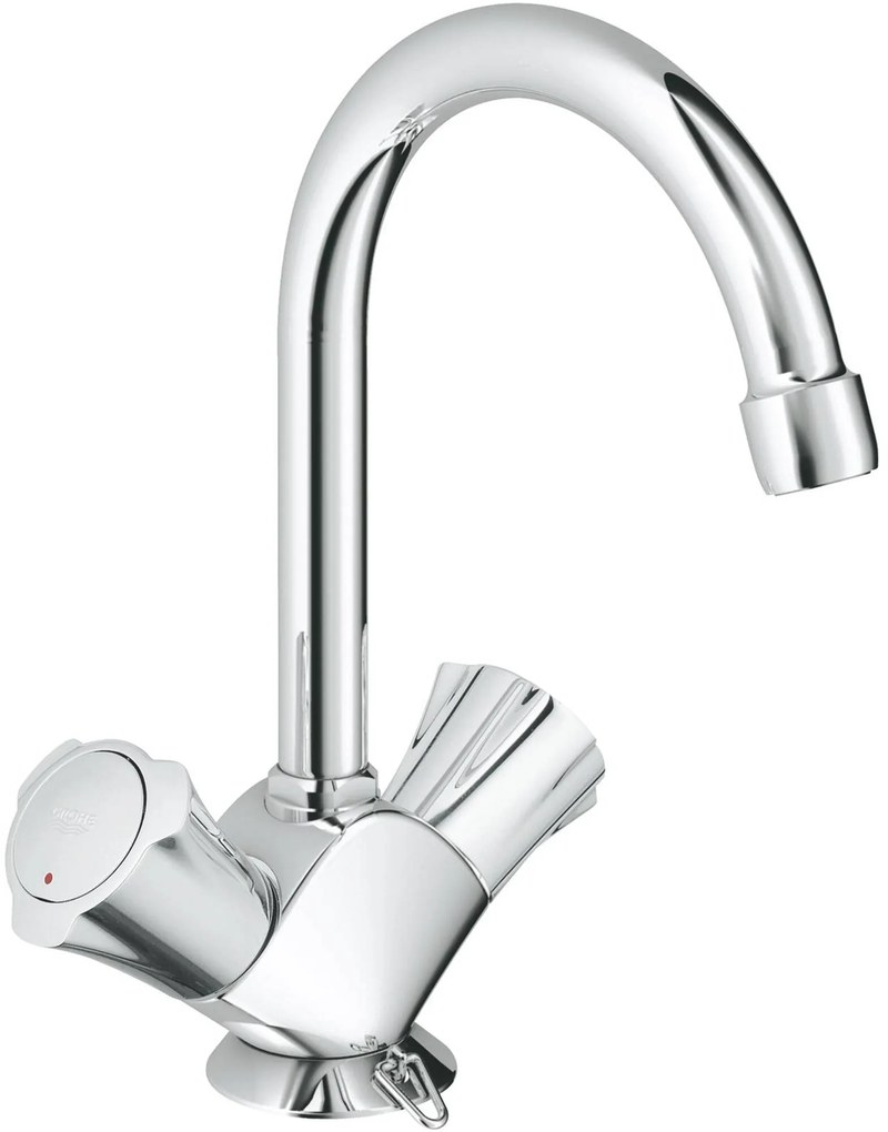 Grohe Costa-L wastafelkraan met ketting chroom