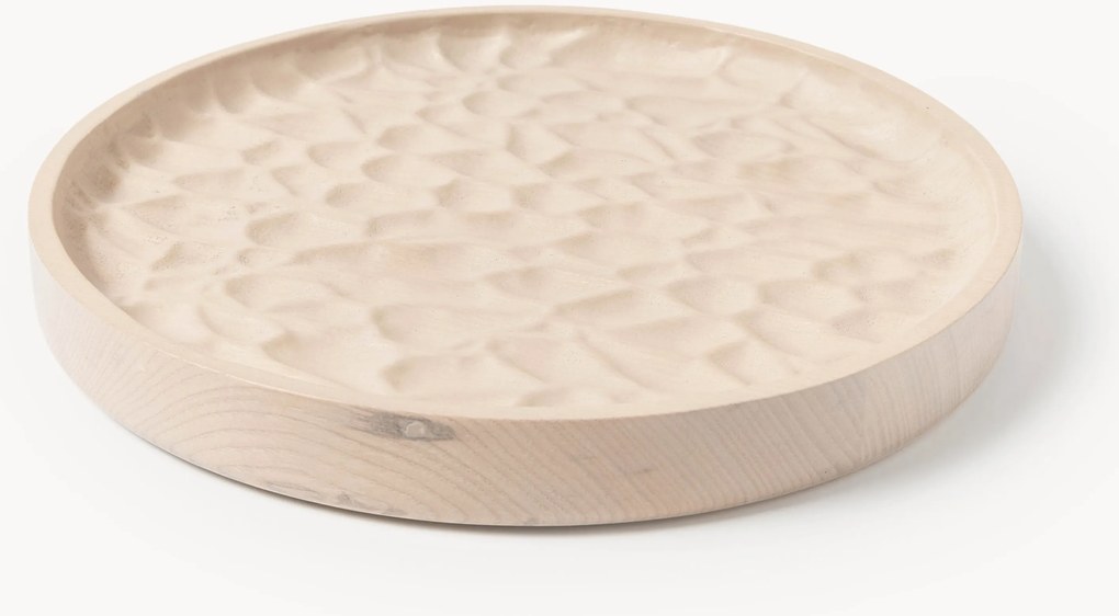 Decoratief dienblad Camila van essenhout, Ø 25 cm