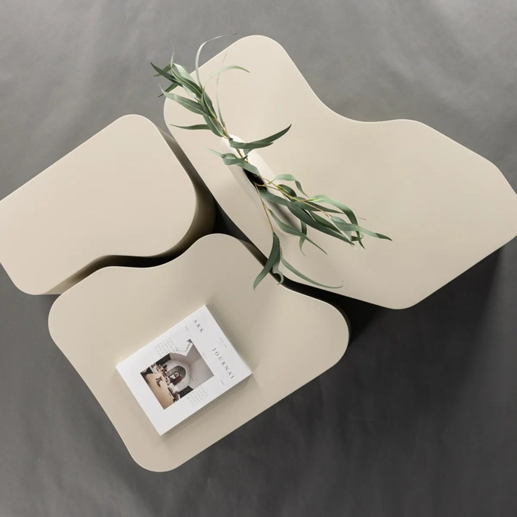 Organische Salontafel Set Van Drie