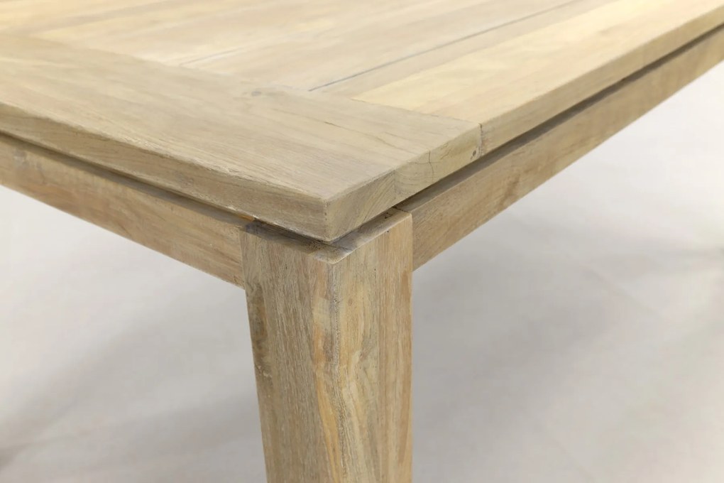 Jasmine Naturel/Rome 4-persoons dining tuinset 170x100 cm. - Grey teak