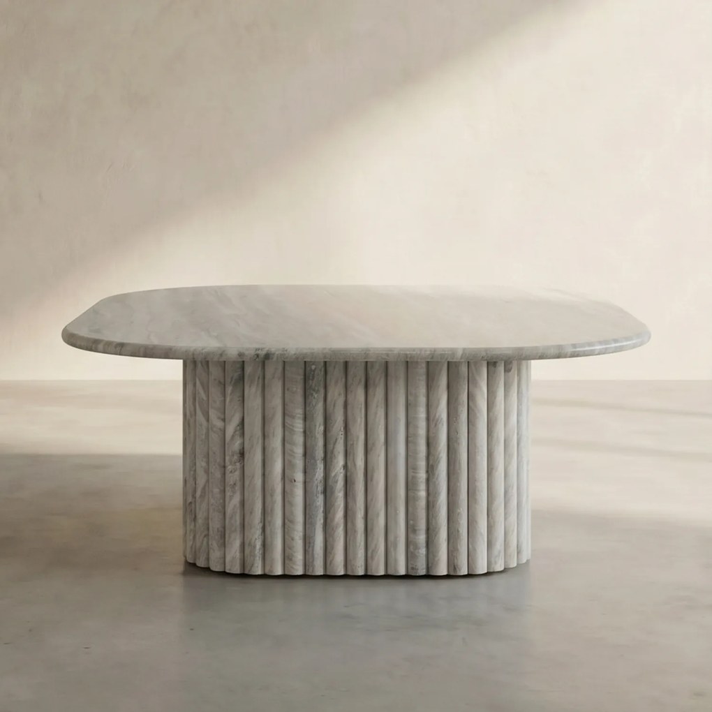 Salontafel Marmer Latjes - 80 X 80cm.