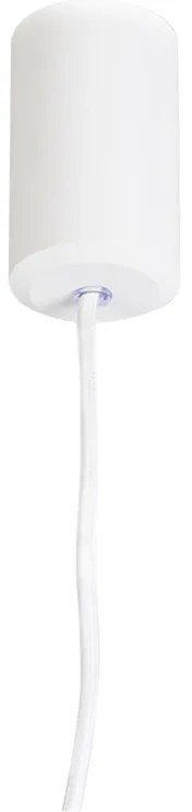 Design hanglamp wit GU10 50mm - Tuba small Design, Industriele / Industrie / Industrial, Modern GU10 cilinder / rond Binnenverlichting Lamp