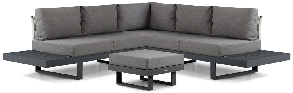 Hoek loungeset 5 personen Aluminium Grijs Lifestyle Garden Furniture Lorenzo