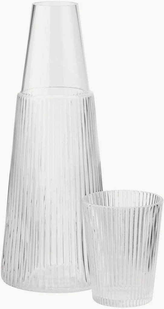 Karaf Pilastro met waterglas