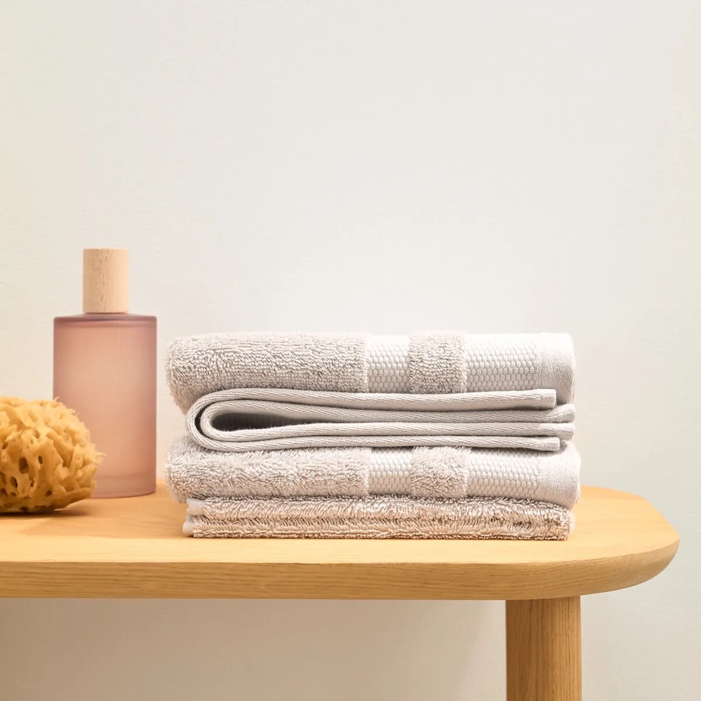 Set van 4 Egyptisch katoenen gastendoekjes 600g/m², Kheops