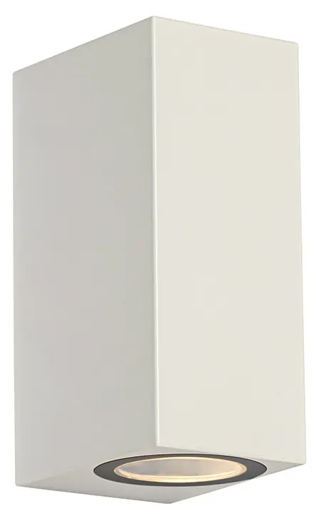 Moderne buiten wandlamp wit kunststof 2-lichts - Baleno Modern GU10 IP65 Buitenverlichting