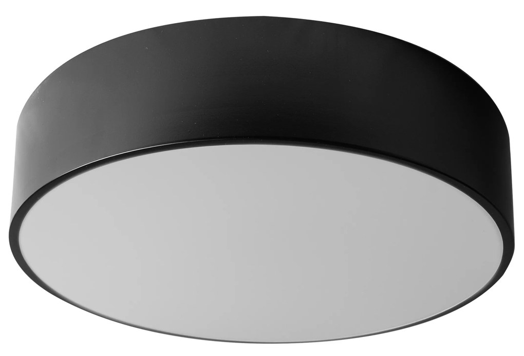 Plafond Lamp 30cm Rond Zwart Plafond app640-3c