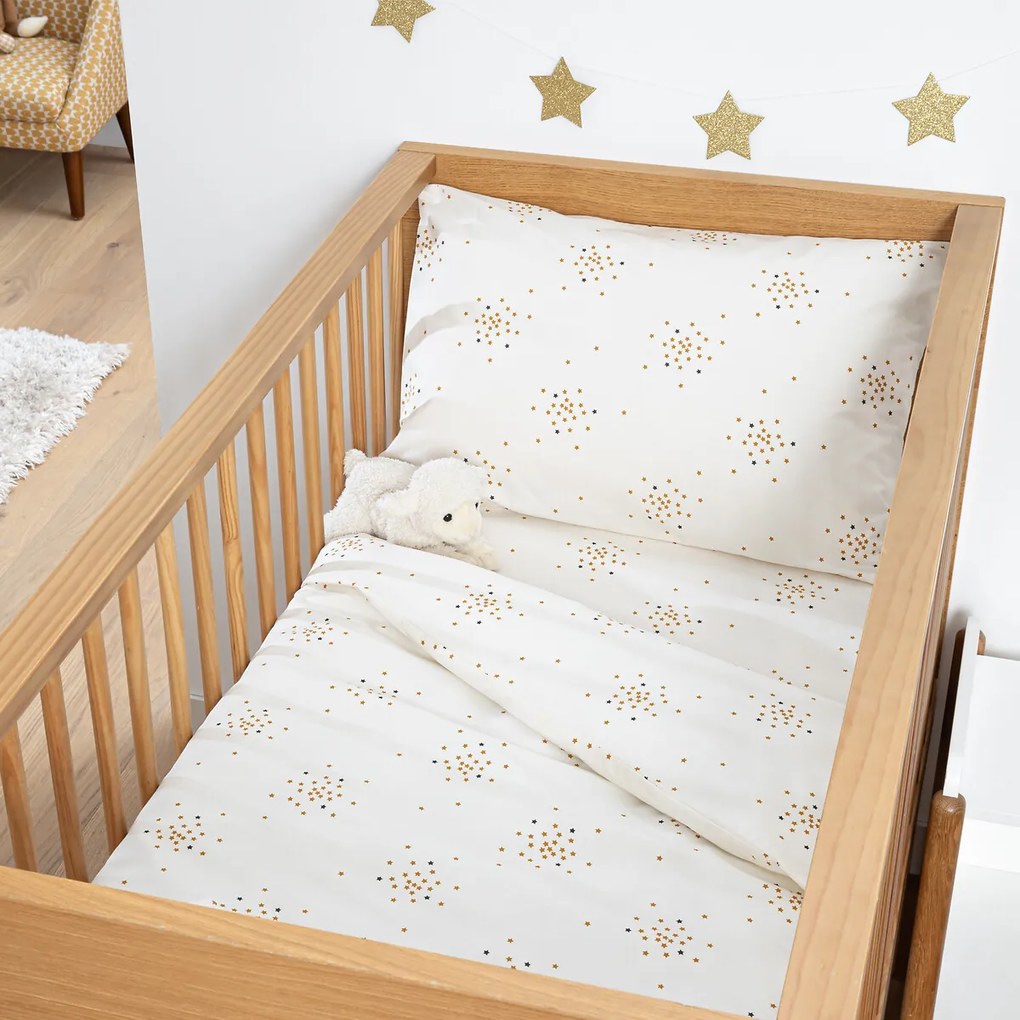 Hoeslaken voor babybed, perkalkatoen, omslag 17 cm