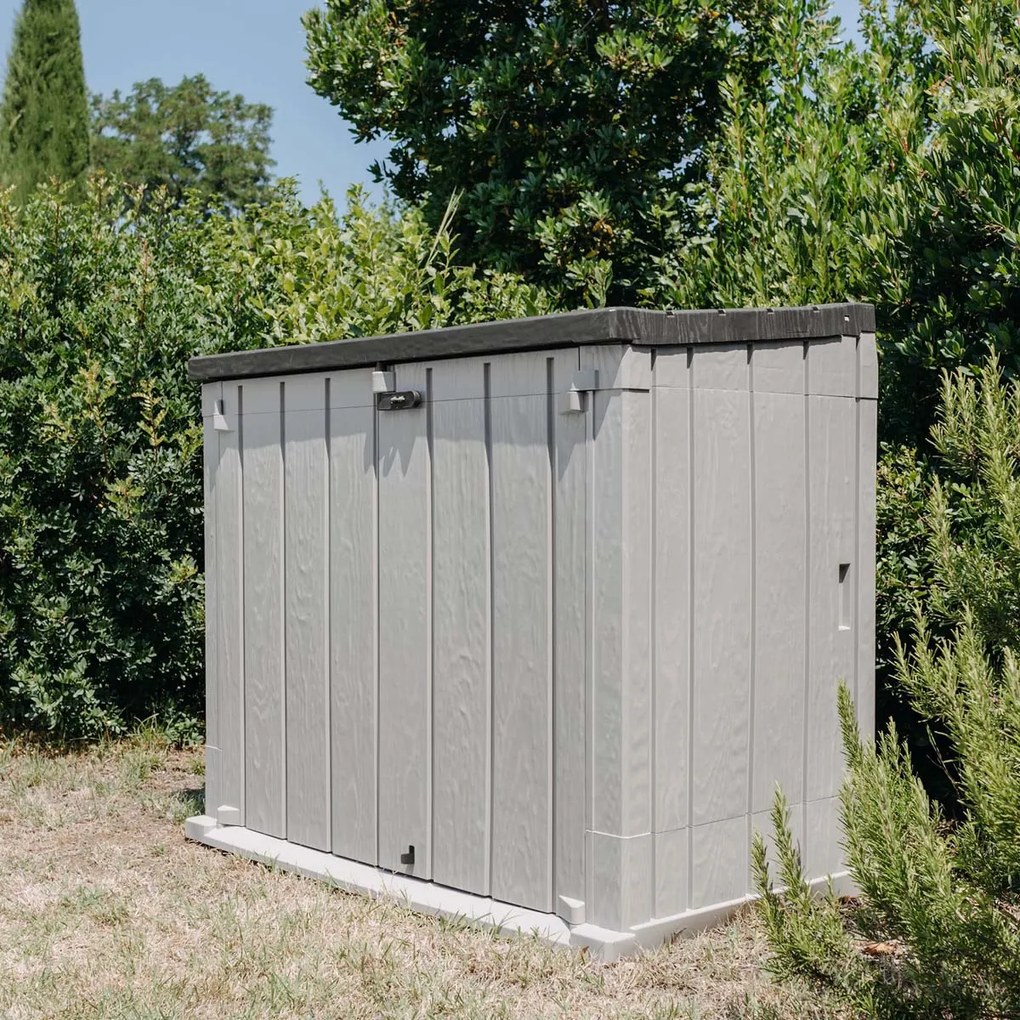 Toomax Stora way opbergbox 842 liter - taupe donker grijs