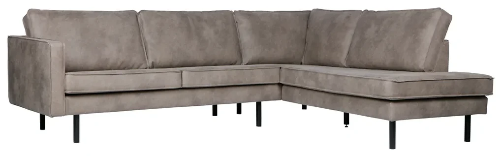 BePureHome Rodeo Hoekbank Rechts Elephant Skin