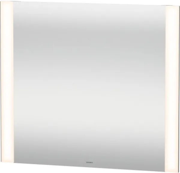 Duravit Good spiegel met LED verlichting 2x verticaal 80x70cm voor wandschakelaar LM7866