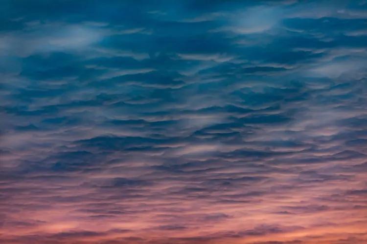Fotobehang Beauty sunset clouds, (128 x 85 cm)