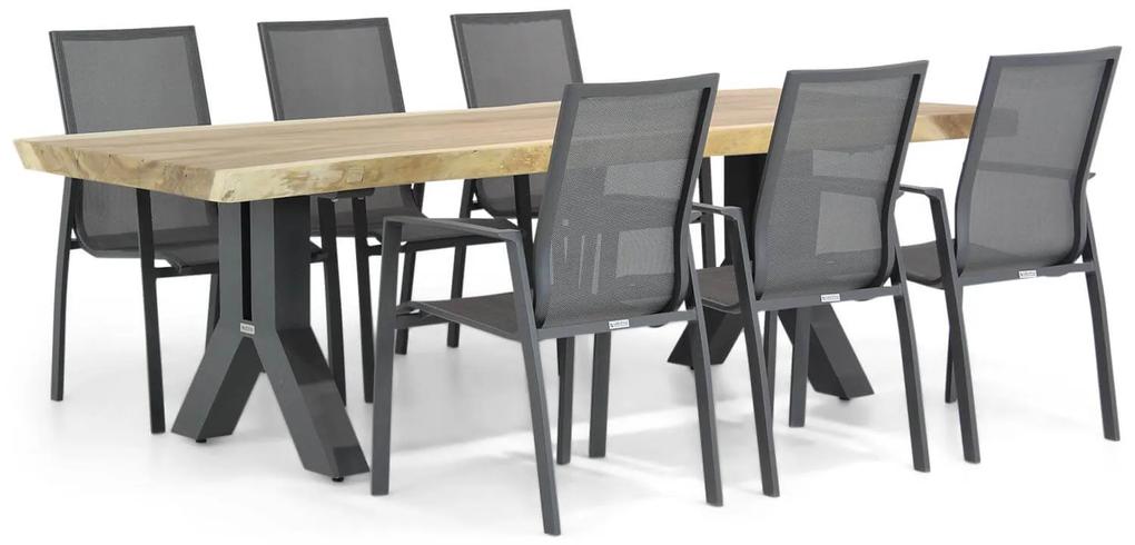 Lifestyle Ultimate/Woodside 240 cm dining tuinset 7-delig