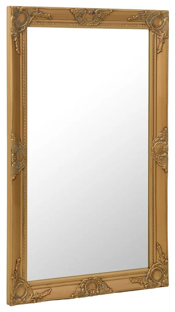 vidaXL Wandspiegel barok stijl 60x100 cm goudkleurig