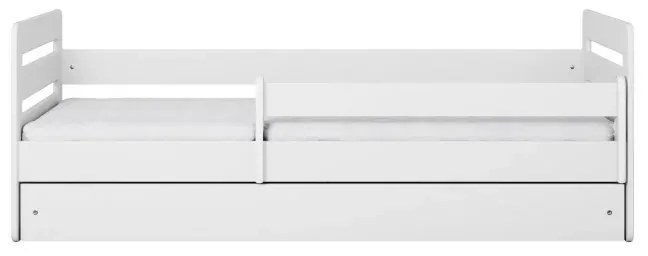 Peuter Wit  Eenpersoonsbed Kami - Voor kinderen Kinderen Peuter Junior 5056231742191 Children's Beds Home, 160x80, Ja, Matras van schuim/kokosvezel va