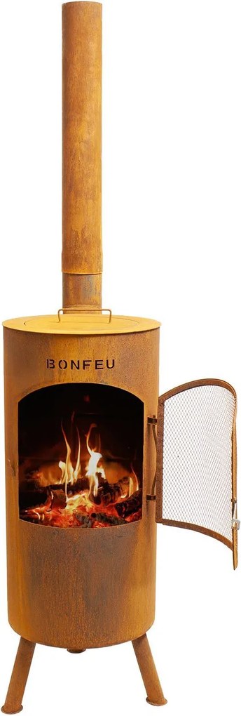 BonFeu Tuinhaard BonTino– 35x35x164 cm – Roest